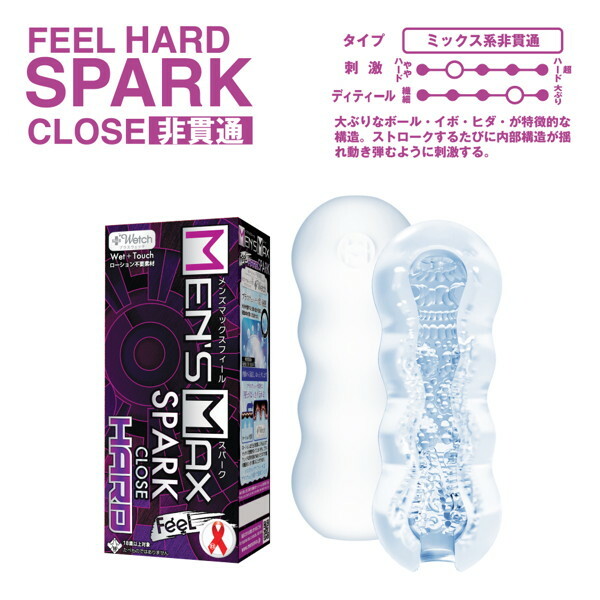 MEN’S MAX FEEL スパーク ハード 非貫通（01ET02131） メイン画像