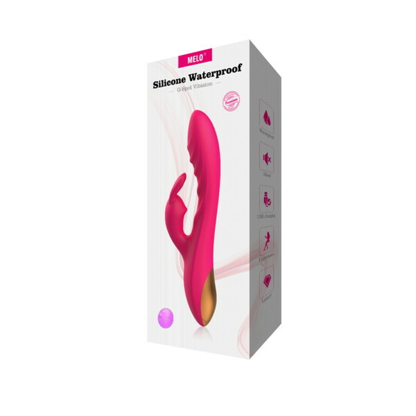 MELO Silicon Vibrator G-spot Rabbit Purple（L1293-1） メイン画像