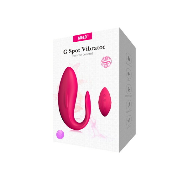 MELO G-spot Vibrator remote control1 Purple（L1284-1） メイン画像