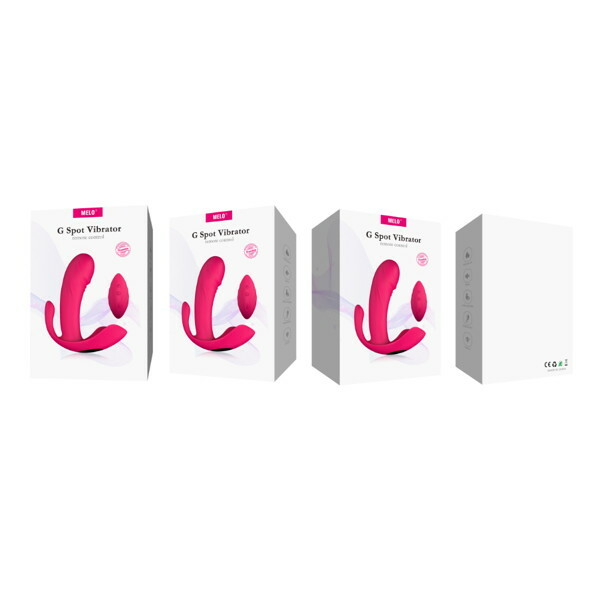MELO G-spot Vibrator remote control5 rose red（L1277-1） メイン画像